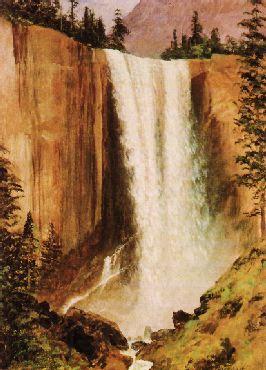 Albert Bierstadt Yosemite Falls France oil painting art